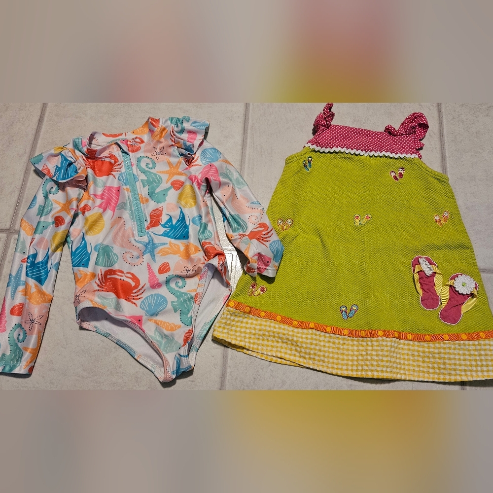Sweet Heart Rose Dress Wonder Nation Swimsuit One Piece
